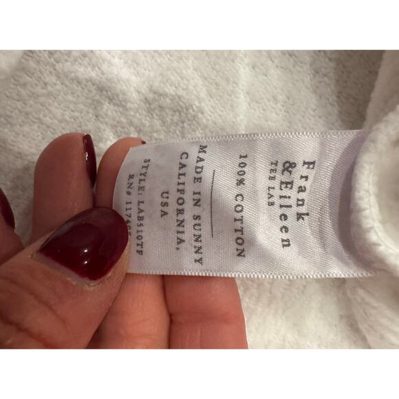 Frank & Eileen Catherine Sweatpants - White - Size small - Picture 7 of 9